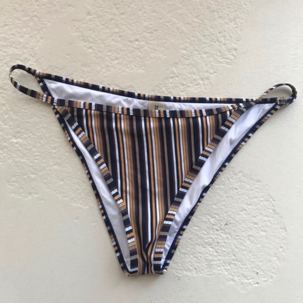 Zulu & Zephyr Stripe Bikini Bottoms